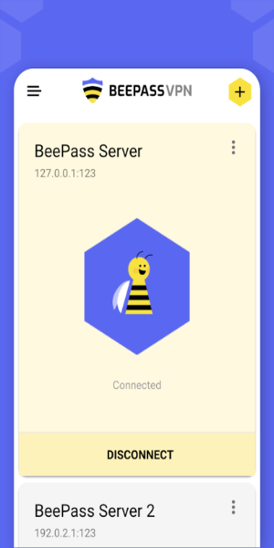 ภาพหน้าจอ BeePass VPN: Easy & Secure 2