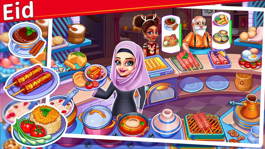 Cooking Express Cooking Games captura de pantalla 1