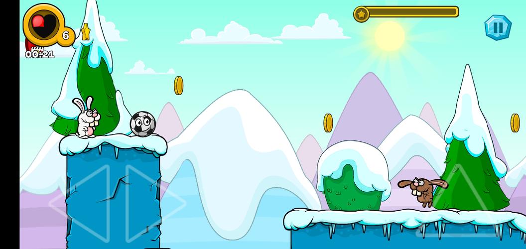 Screenshot Runner ball 3: winter game 2