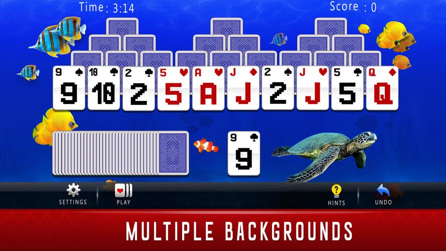 TriPeaks Solitaire Classic screenshot 1