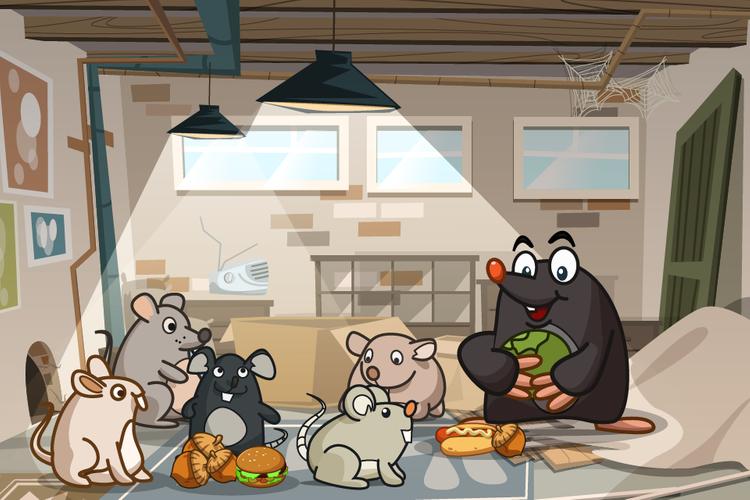 Mole's Adventure Story captura de pantalla 1