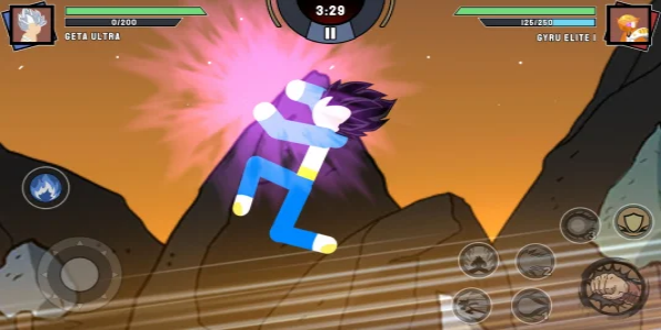 Stickman Warriors экрана 1