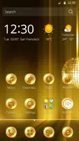 Golden Disco Vintage Theme Screenshot 2