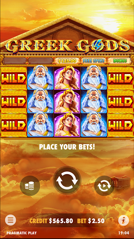 Greek Gods - Slot Casino Game 스크린 샷 3