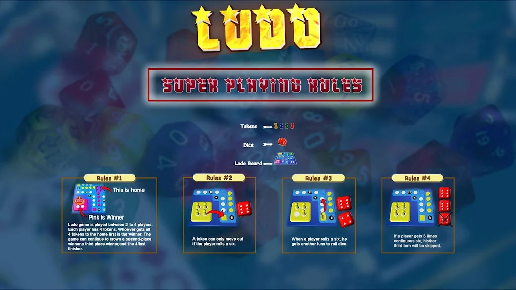 ภาพหน้าจอ Ludo Super Playing: The Amazing Game 3