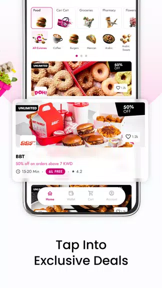 Cari: The best food delivered স্ক্রিনশট 3