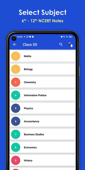 Class 12 to 6 Notes ảnh chụp màn hình 3