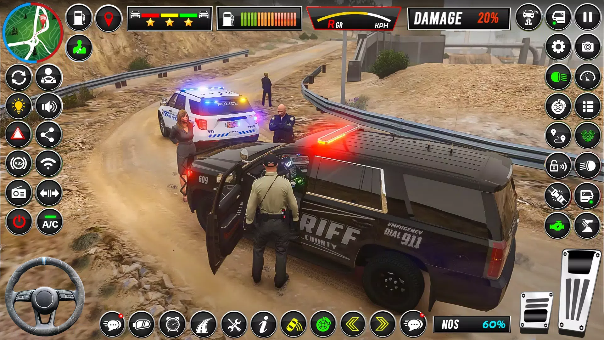 Police Simulator: Car Games स्क्रीनशॉट 1