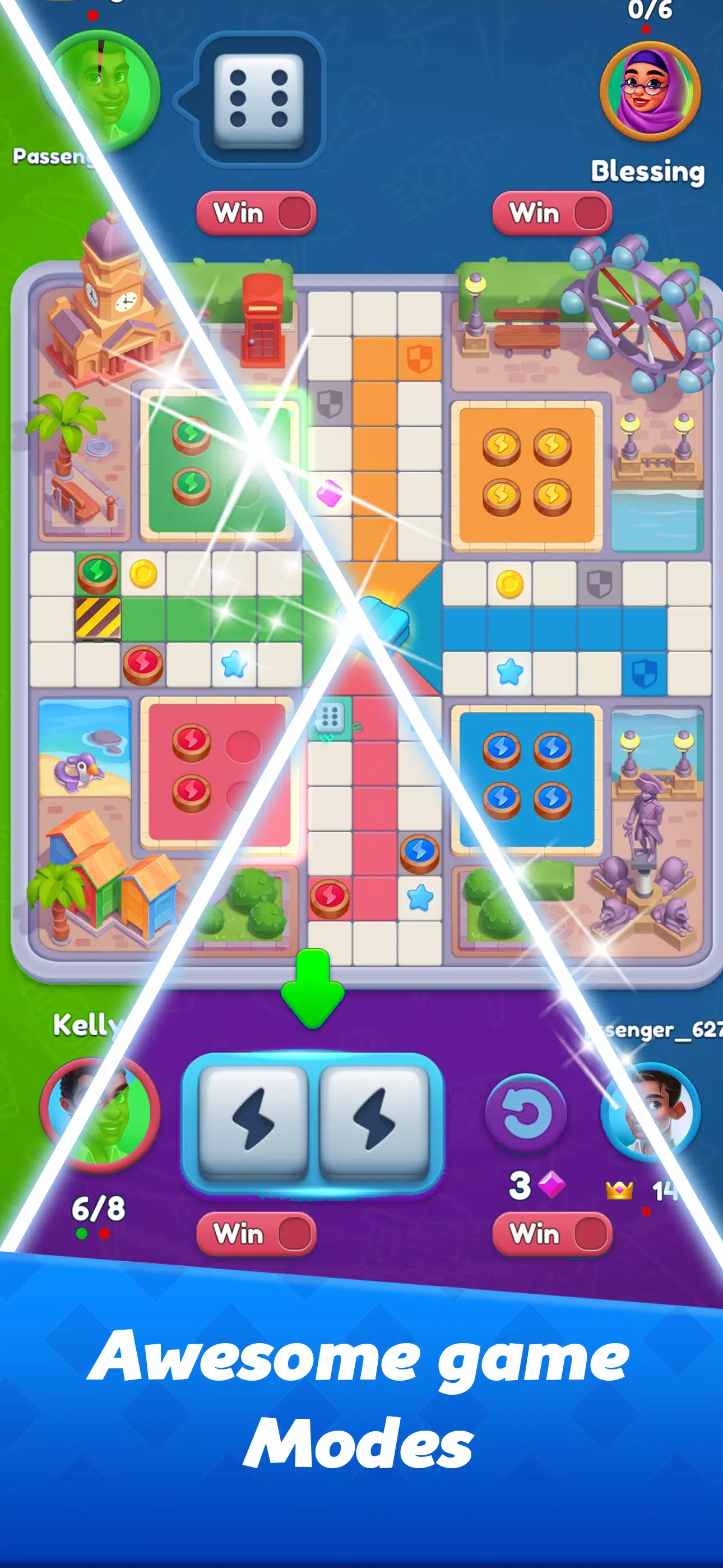 Ludo Blitz экрана 3