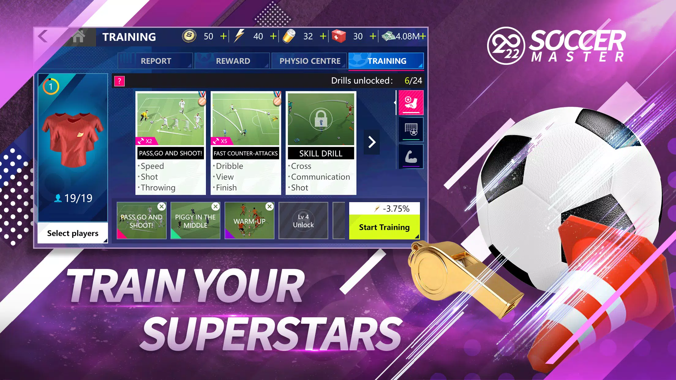 ภาพหน้าจอ Soccer Master - Football Games 4