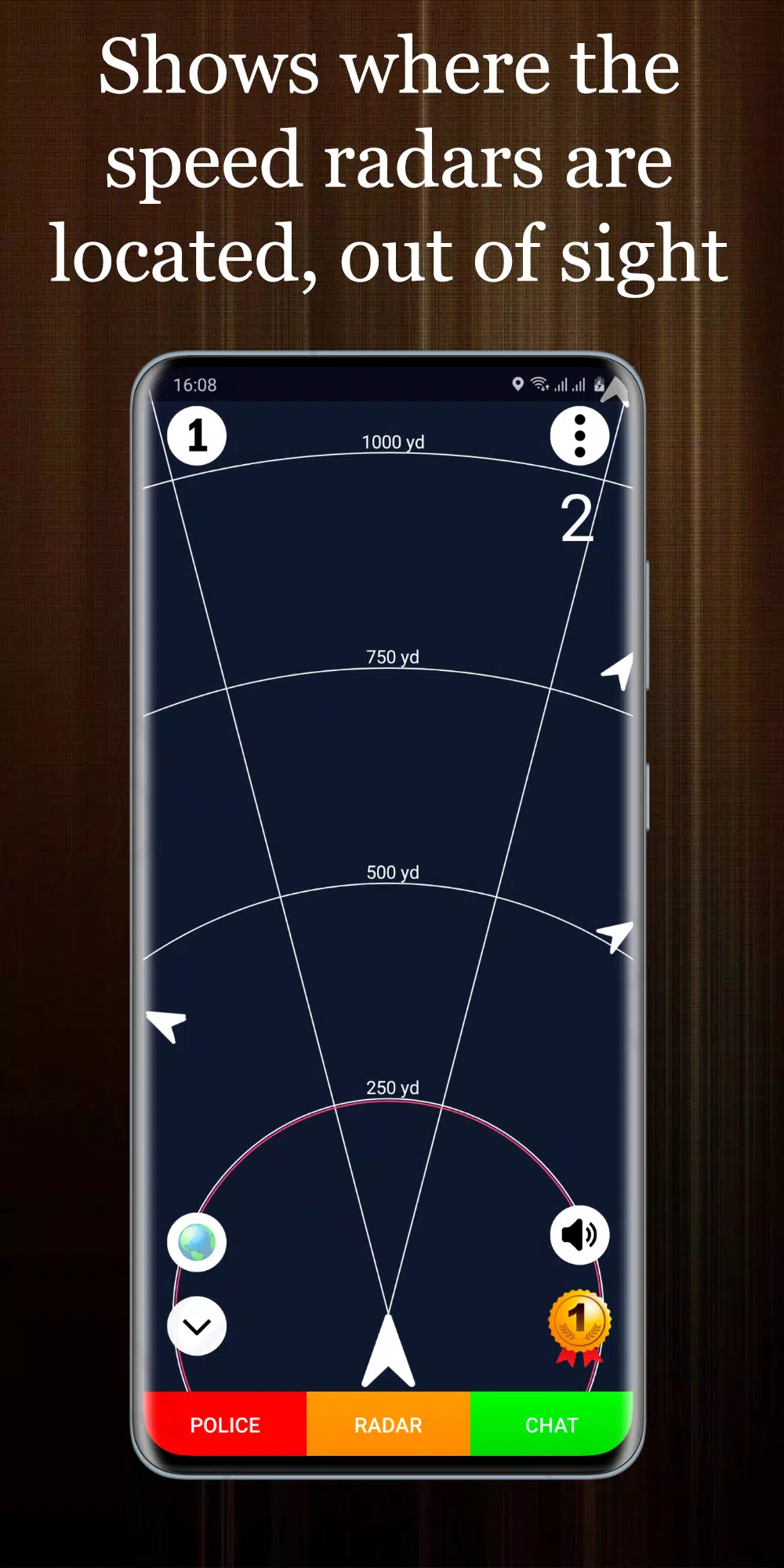 ภาพหน้าจอ Police Radar 4