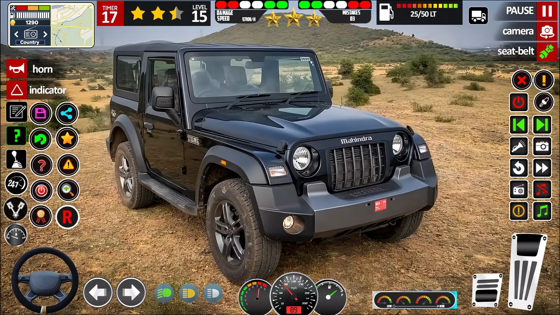 Jeep Driving Game 3d Simulator ảnh chụp màn hình 4