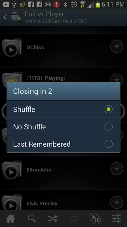 Screenshot Folder Player Pro 2