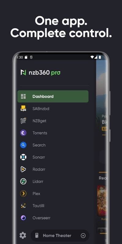 nzb360 - Sonarr / Radarr / SAB Capture d’écran3