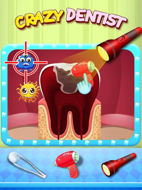 Mouth care doctor dentist game ảnh chụp màn hình 1