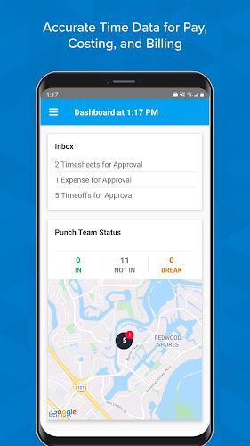 Timesheets - Time Tracking App 스크린 샷 1