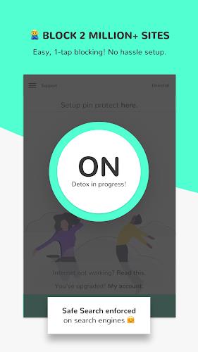 DETOXIFY - Porn App Blocker 스크린 샷 1
