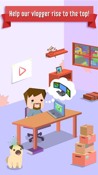 Vlogger Go Viral: Tuber Life Mod 스크린샷 1