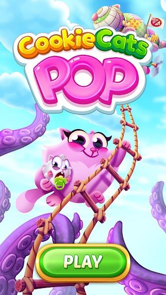 Cookie Cats Pop - Bubble Pop Mod captura de pantalla 1