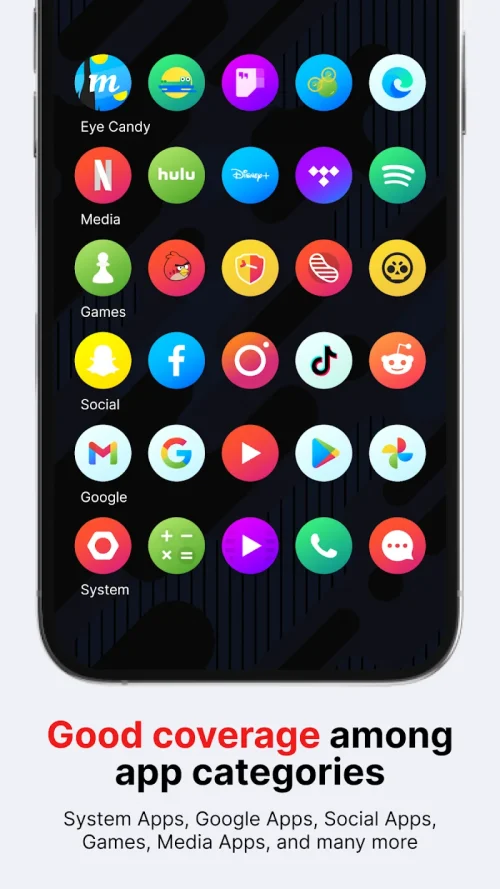 Hera Icon Pack: Circle Icons Capture d’écran4