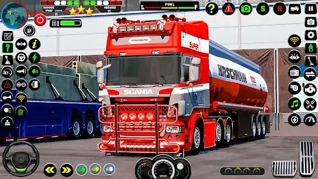 US Oil Tanker Truck Drive Sim captura de pantalla 2