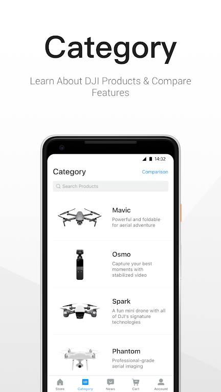 Screenshot DJI Store - Deals/News/Hotspot 1