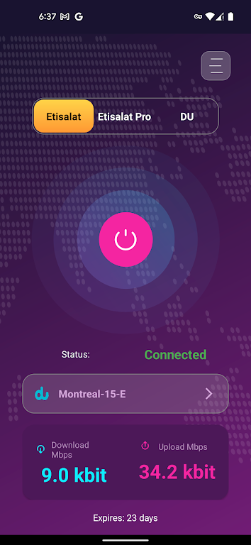 Raj VPN экрана 3
