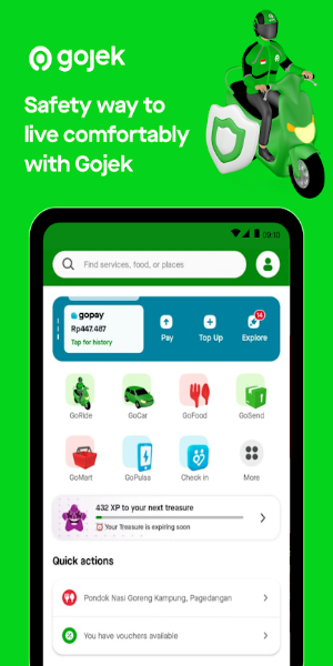Gojek - Transportasi & Makanan Screenshot 2