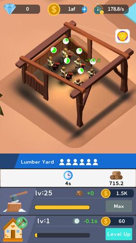Idle Desert City экрана 3