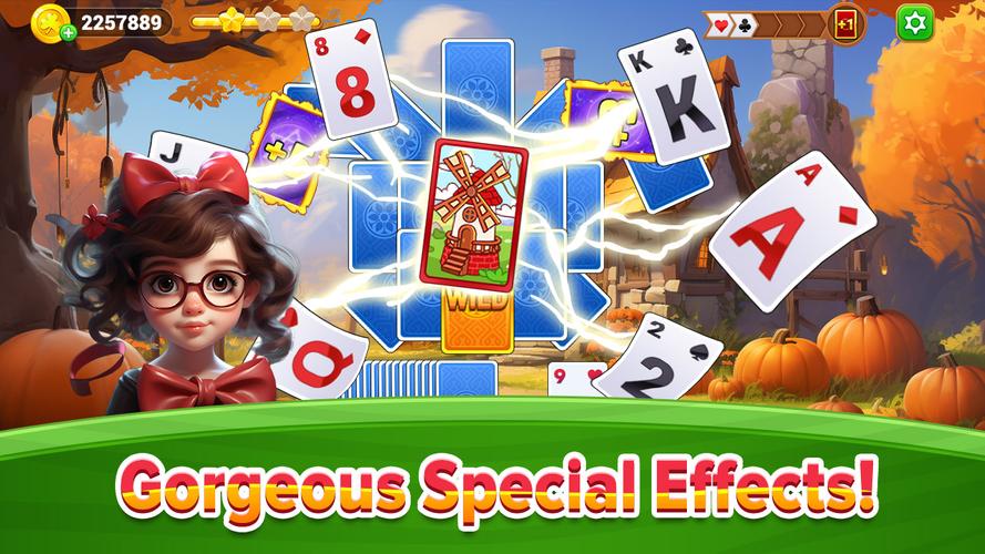 TriPeaks Solitaire Flowers Screenshot 2