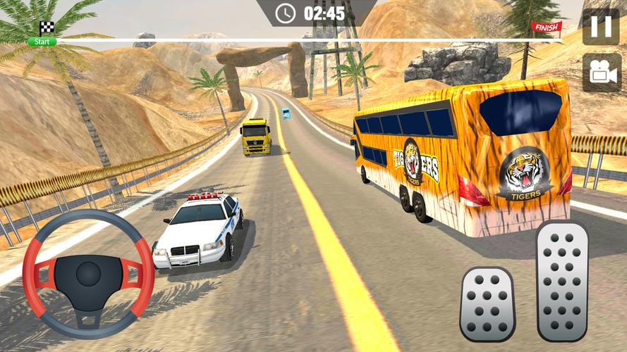 Offroad Bus Climb Hill Racingスクリーンショット2