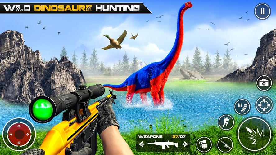Dinosaur Hunting Gun Games screenshot 4