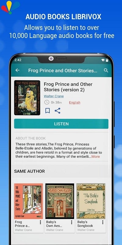 LibriVox: Audio bookshelf应用截图第1张