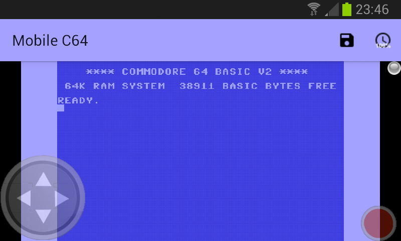 Mobile C64屏幕截圖1