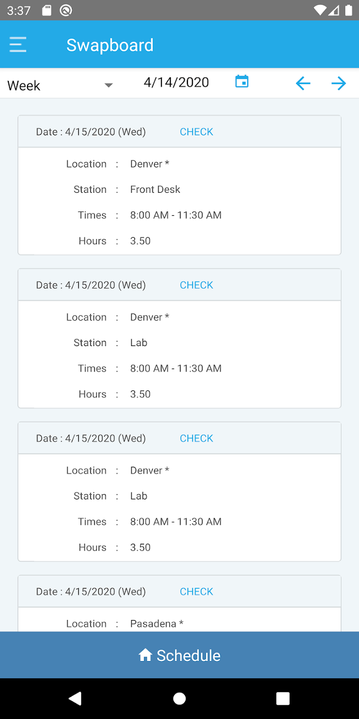 ScheduleSource Teamwork স্ক্রিনশট 2