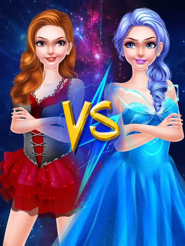ภาพหน้าจอ Fairy Dress Up VS Witch Makeup 1