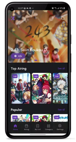 Kana: Watch Anime App ảnh chụp màn hình 2