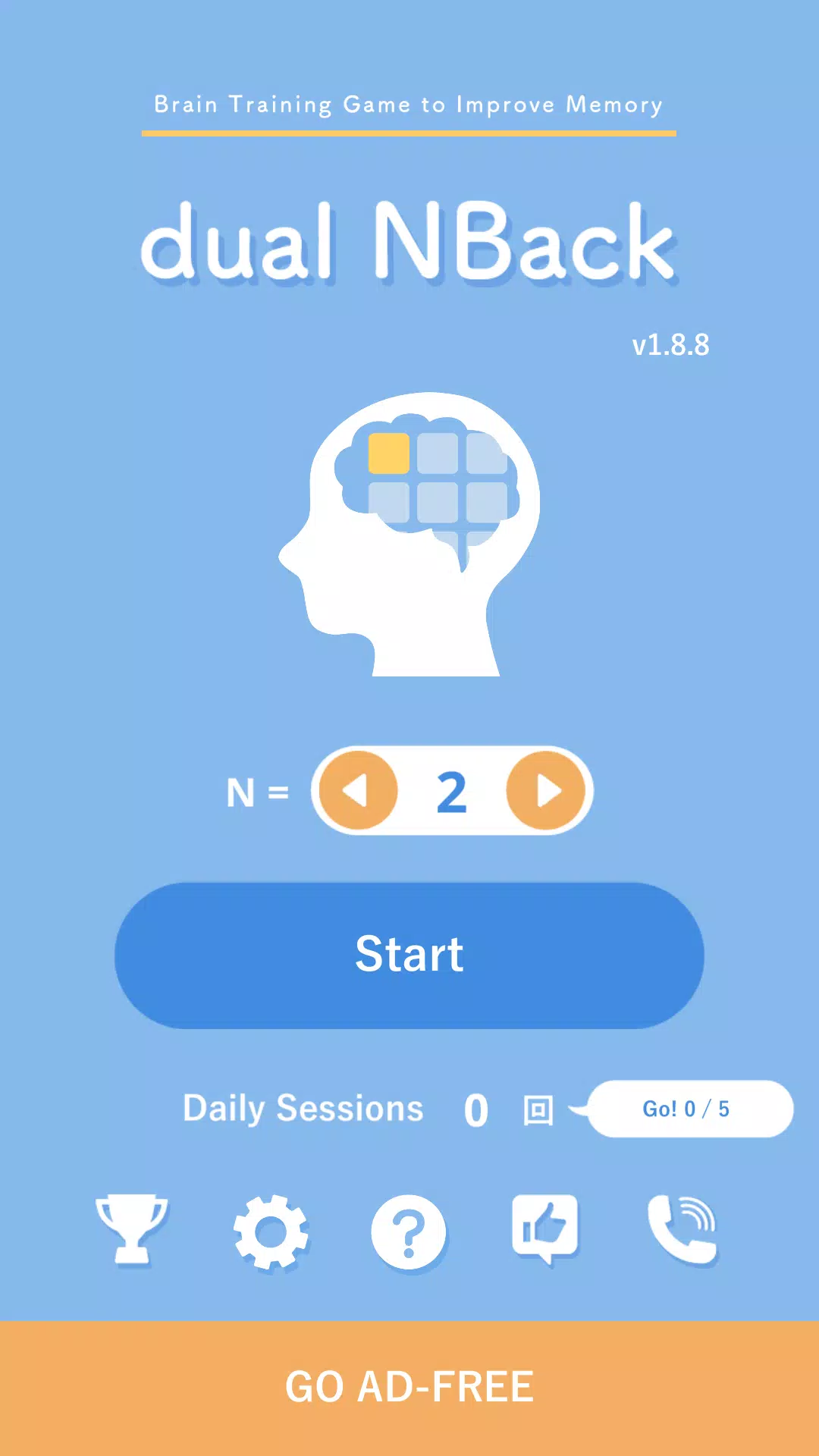 Screenshot Dual N-Back : Brain-Training 1