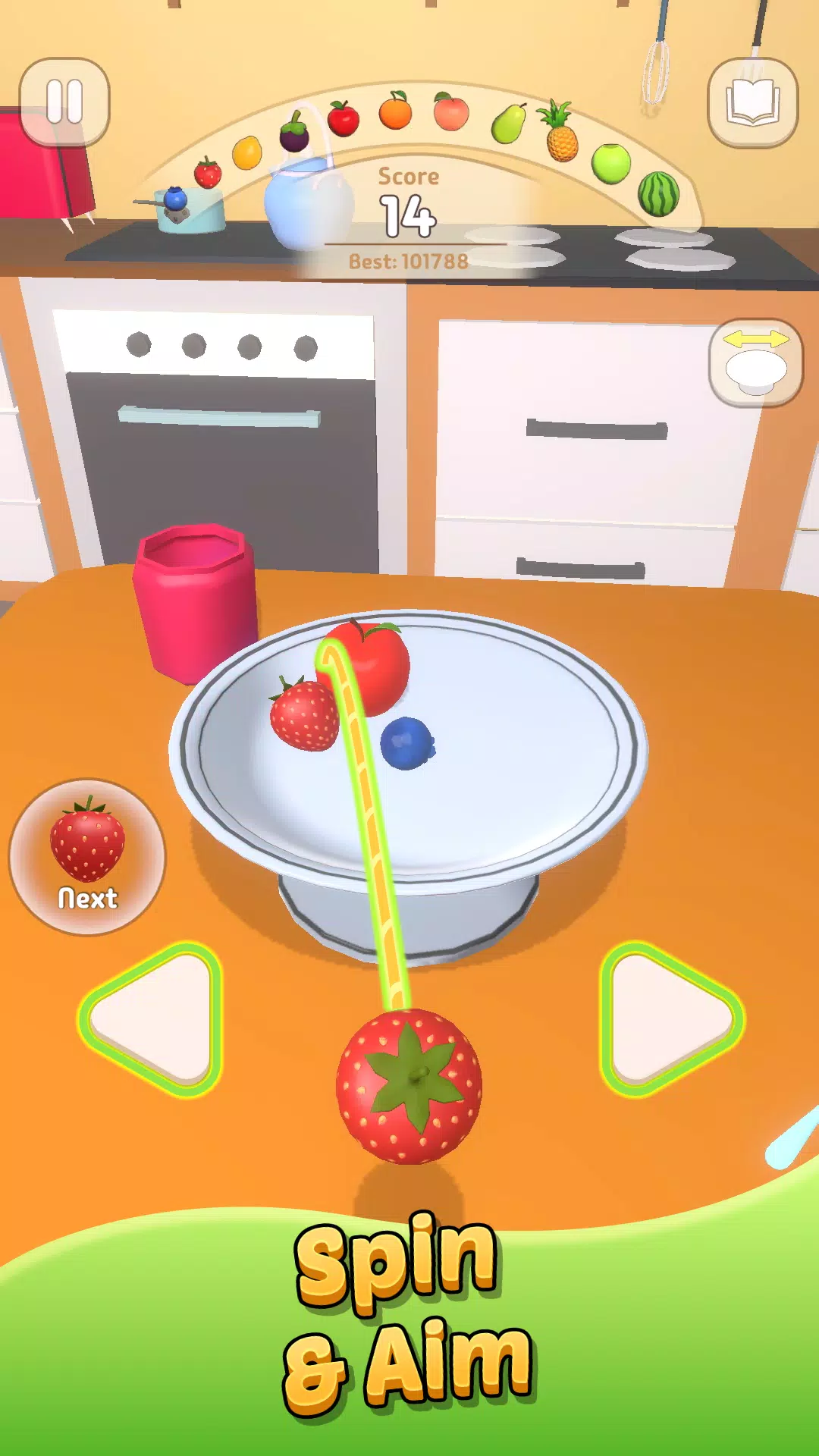 Toss and Merge: Fruit Mount Captura de tela 1