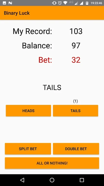 Binary Bet Game screenshot 2