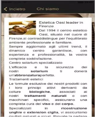 Oasi Estetica Firenze экрана 4