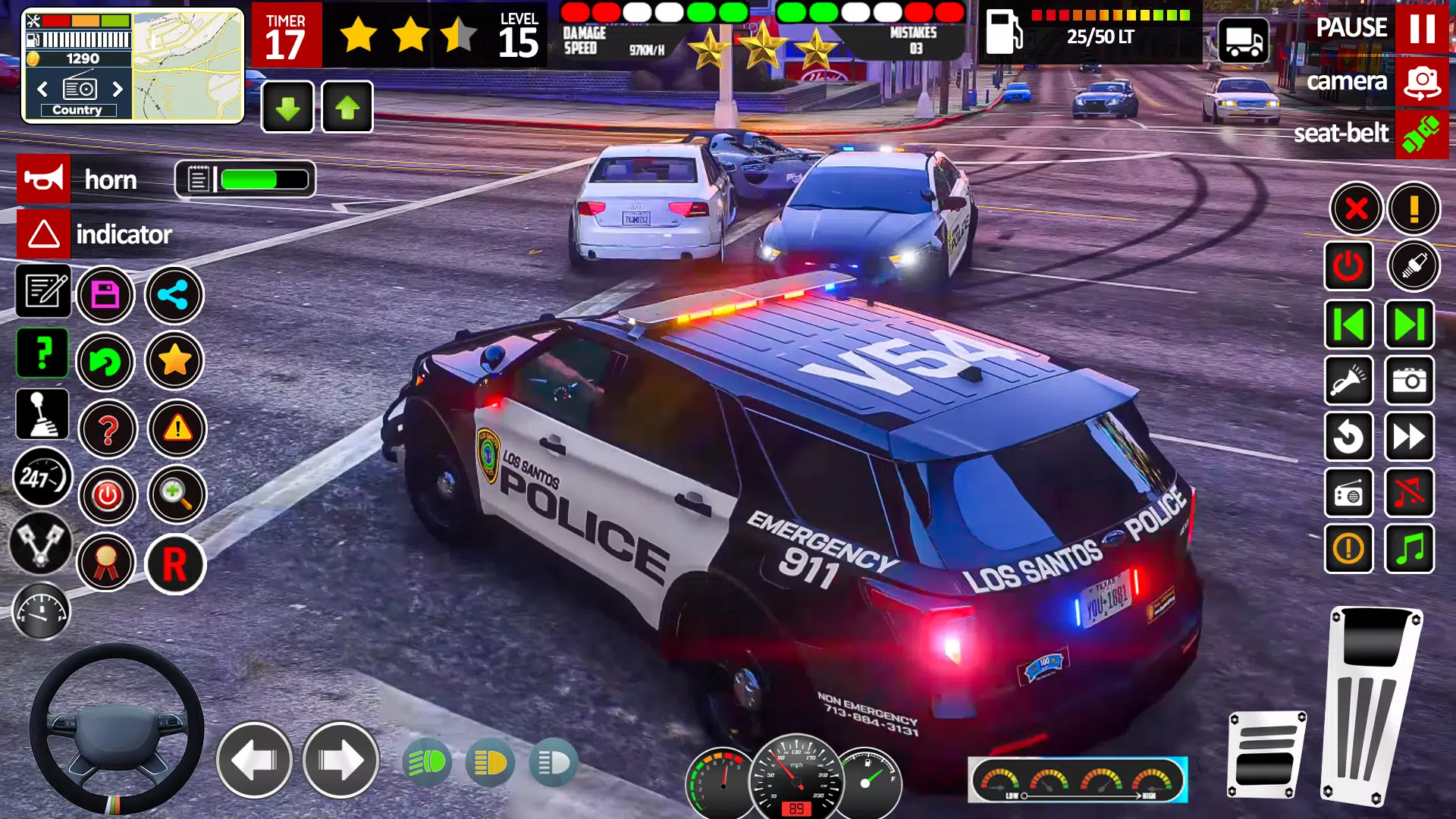 Car Chase Game Cop Simulator ကိုဖန်သားပြင်4