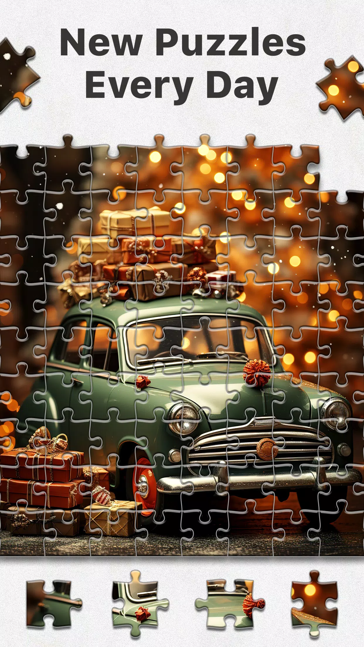 ภาพหน้าจอ Christmas Jigsaw - Puzzle Game 4