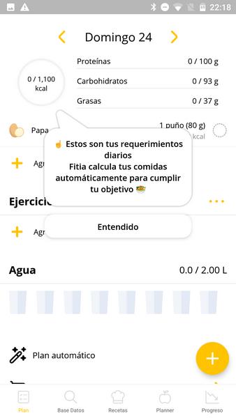 Screenshot Fitia - Diet & Meal Planner 2