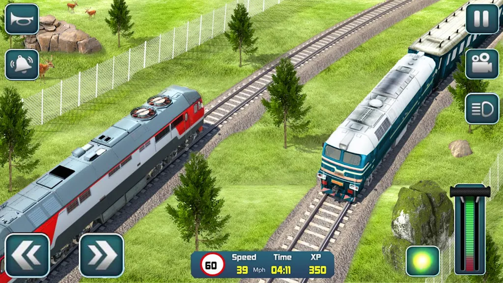 Euro Train Driver Train Games ကိုဖန်သားပြင်2