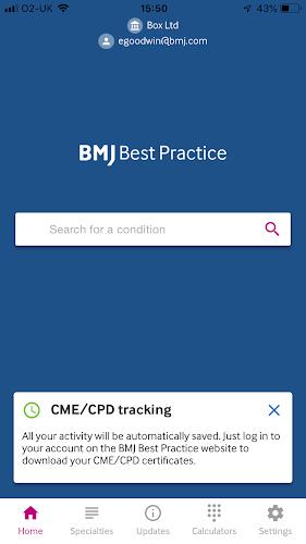 BMJ Best Practice captura de pantalla 1