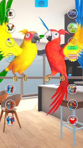 Talking Parrot Couple Screenshot 1