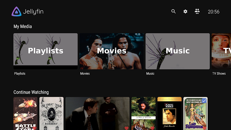 Jellyfin for Android TV Capture d’écran1