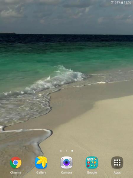 Tropical Beach Live Wallpaper Capture d’écran4