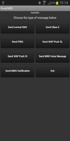 <p>HushSMS — это уникальное приложение, доступное в Play Store, которое позволяет отправлять короткие сообщения, которые раньше были возможны только через операторов связи. Это приложение предназначено для отправки определенных типов коротких сообщений, что делает его ценным инструментом для тестирования на проникновение и этического взлома.<br><img src=